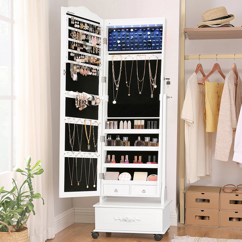 Armoire pour bijoux avec miroir Tomasso