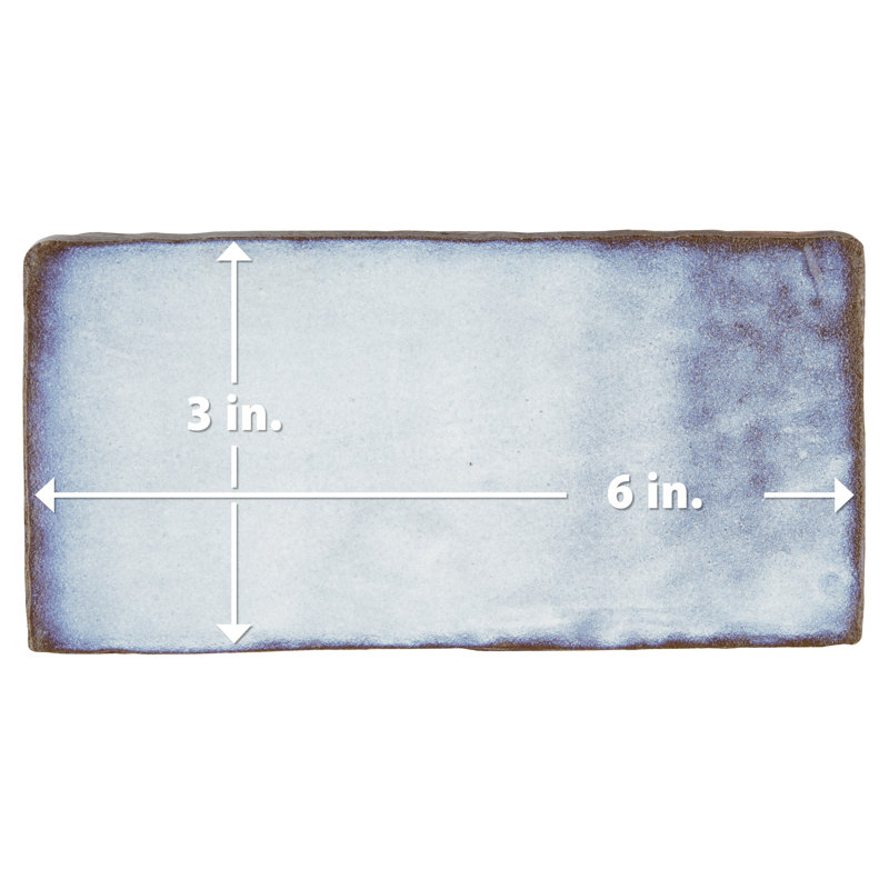 Antic Special 3" x 6" Ceramic Vintage Subway Tile, Special Via Lactea
