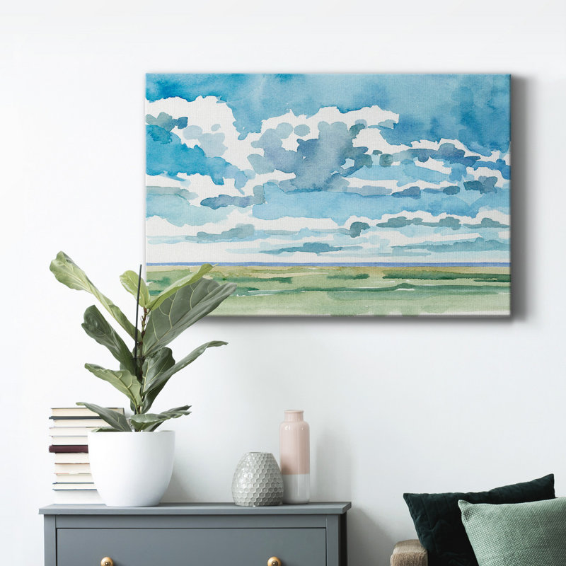 " Open Sky Study I ", 18" H x 12" W x 1" D