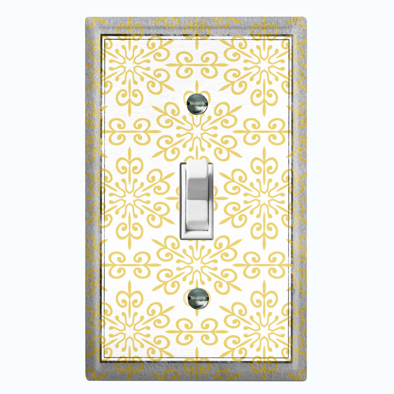 Christmas Elegant Bright Star 1 - Gang Toggle Light Switch Standard Wall Plate