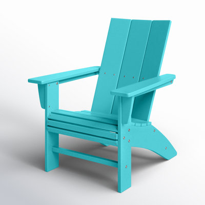 POLYWOOD Modern Curveback Adirondack Chair by POLYWOOD