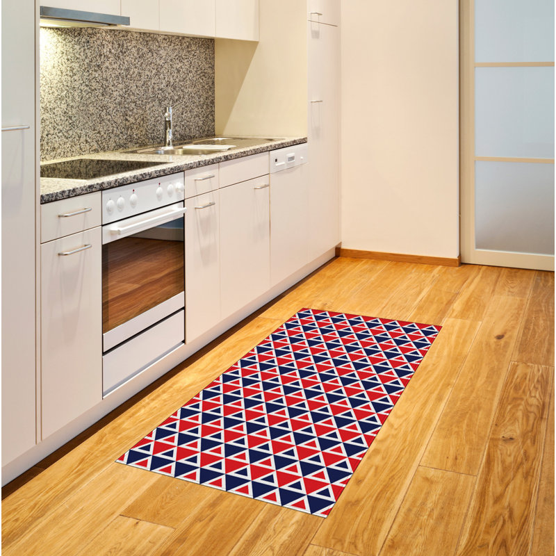 Americana High Density Long Fiber Poly Threads Decorative Area Rug Carpet, Rectangle 2'7" x 5'