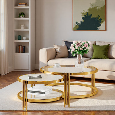 Table basse gigogne 2 pièces Modern