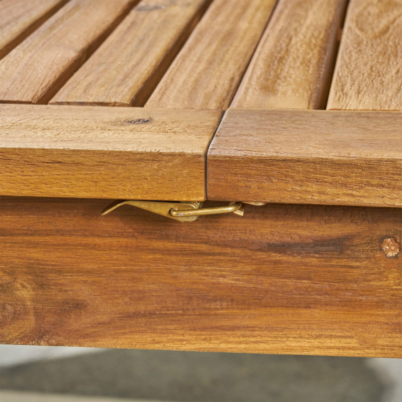 Table de salle à manger d'extérieur, Naturel