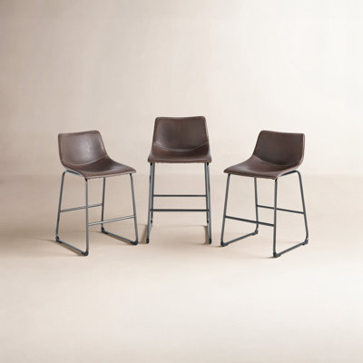 Bela 24" Leatherette Counter Stool