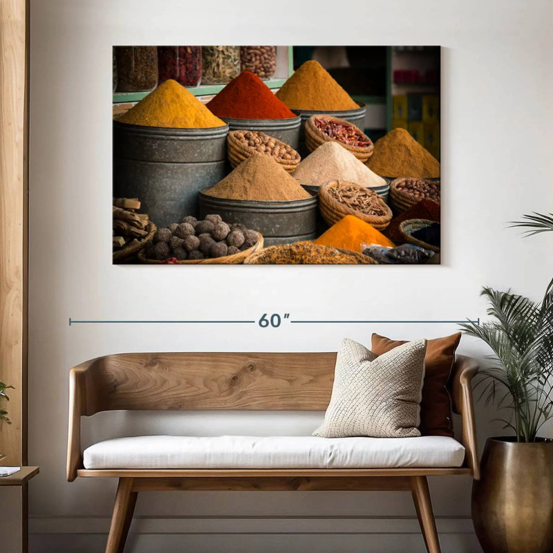 Yarlin Moroccan Souk Spices, 32" H x 48" W