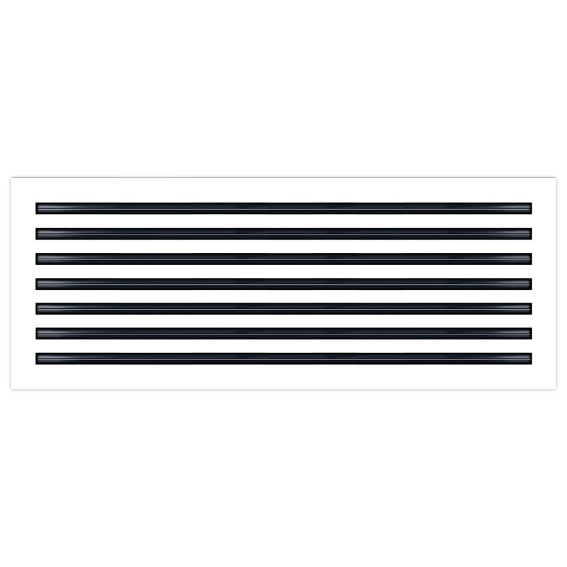 Buildmart - Couvercle de ventilation AC moderne 36 x 14 - Diffuseur à fente linéaire standard - Grille de registre / Taille: H 2 po x l 14 po x L 36 po
