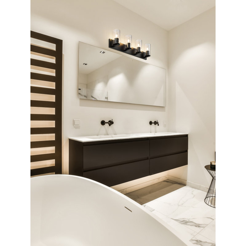 Esma 4 Light Vanity, Matte Black