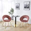 Chaise moderne en velours, chaise de salle à manger confortable