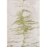 Mid Century Modern Abstract Animal Print Rug