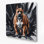 «Dogs Boerboel», art mural en métal gris