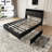 Ergonomic Headboard Full Platform Bed Frame With Storage & Outlets, Quiet, Metal, Black, No Box Spring, Bedroom Brilliance Headboard, Storage, And Noise-, , Size, Black-772387265-772387278