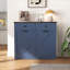 Armoire de tri de lessive, poubelle basculante