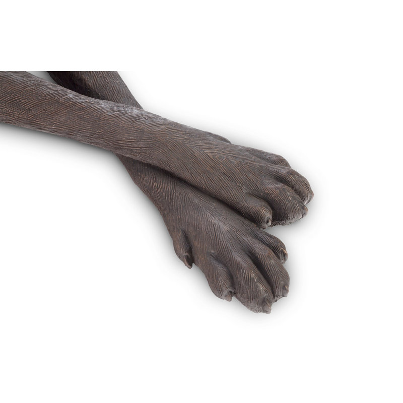 Great Dane Sculpture, Bronze, Left