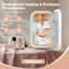 Mini réfrigérateur 22l pour les soins de la peau, réfrigérateur beauté pour le rangement des cosmétiques, contrôle de température intelligent à 44 ° f, petit réfrigérateur personnel pour le maquillage pour chambre à coucher, dortoir-128571198