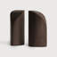 Pi Solid Wood Bookends-746430995