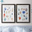 «Beach Treasures», ensemble de 2 peintures sur toile encadrées-925046104-925046107