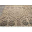 Tapis tibétain noué à la main en laine beige-gris de style transitionnel, 2,44 m x 2,95 m