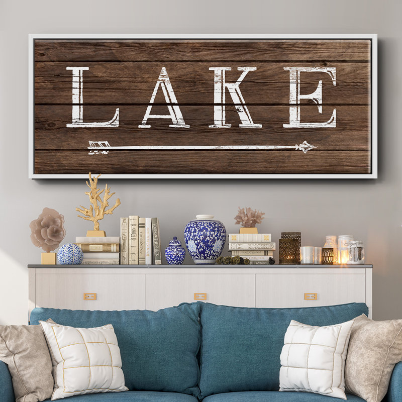 To the Lake - Toile encadrée