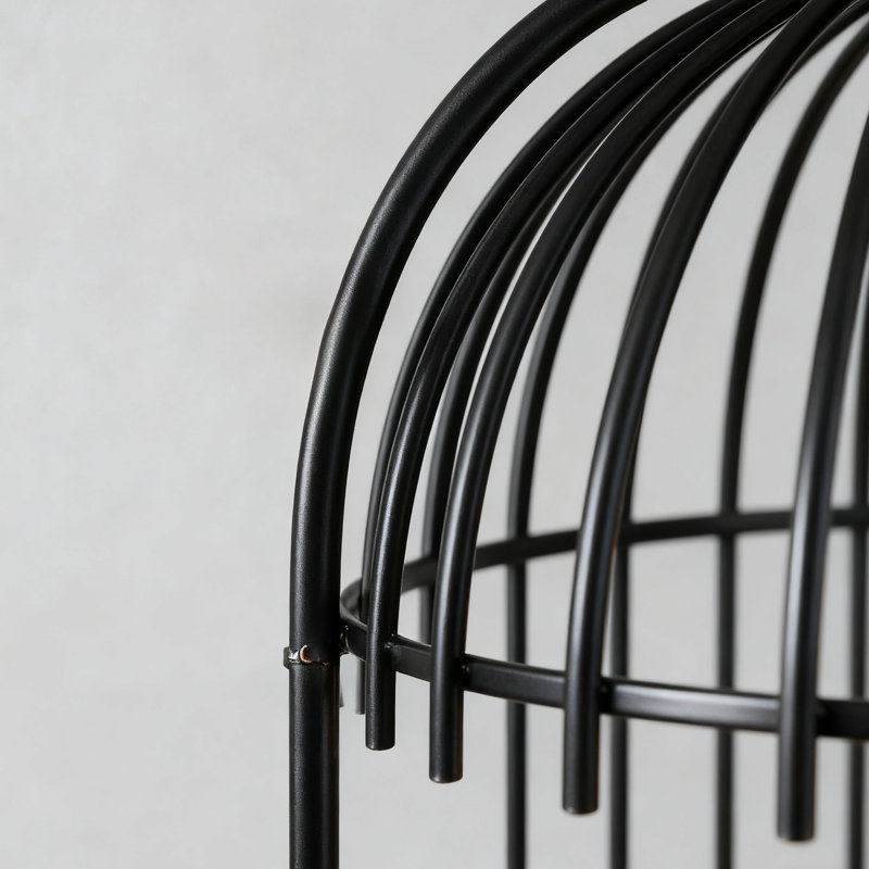 Lustre de restaurant rétro en forme de cage à oiseaux