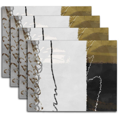 Napperon abstrait en polyester