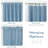 100% Blackout Linen Textured  Curtains Farmhouse Thermal Insulated Pocket Back Tab Full Light Blocking 2 Panel-1926543368-1926543370
