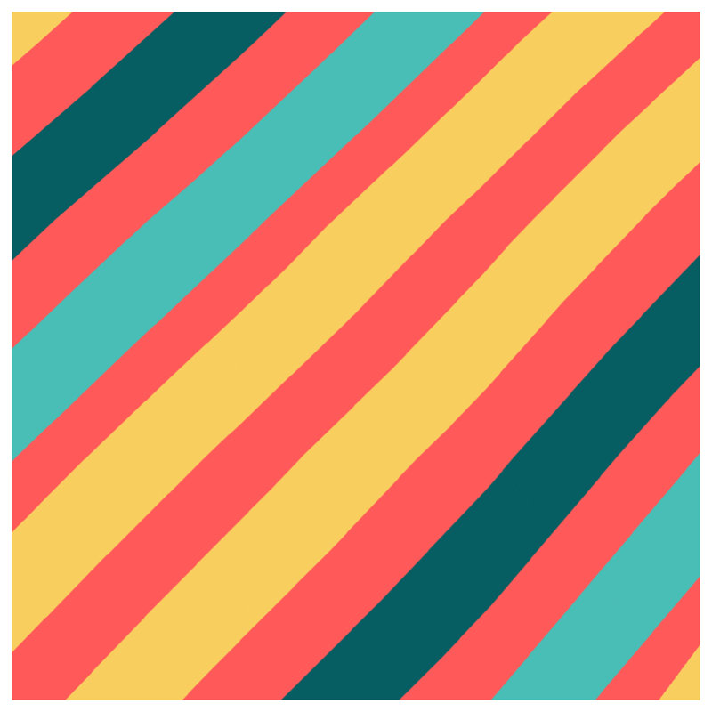 Coussins décoratifs à rayures diagonales, 20 x 20 pouces