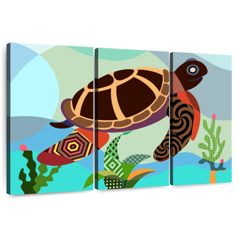 Brampt Spectrum Sea Turtle, 28" H x 45" W