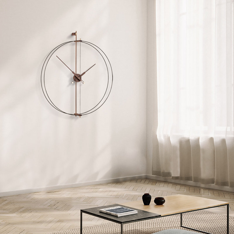 Barcelona Analog Wall Clock, Black