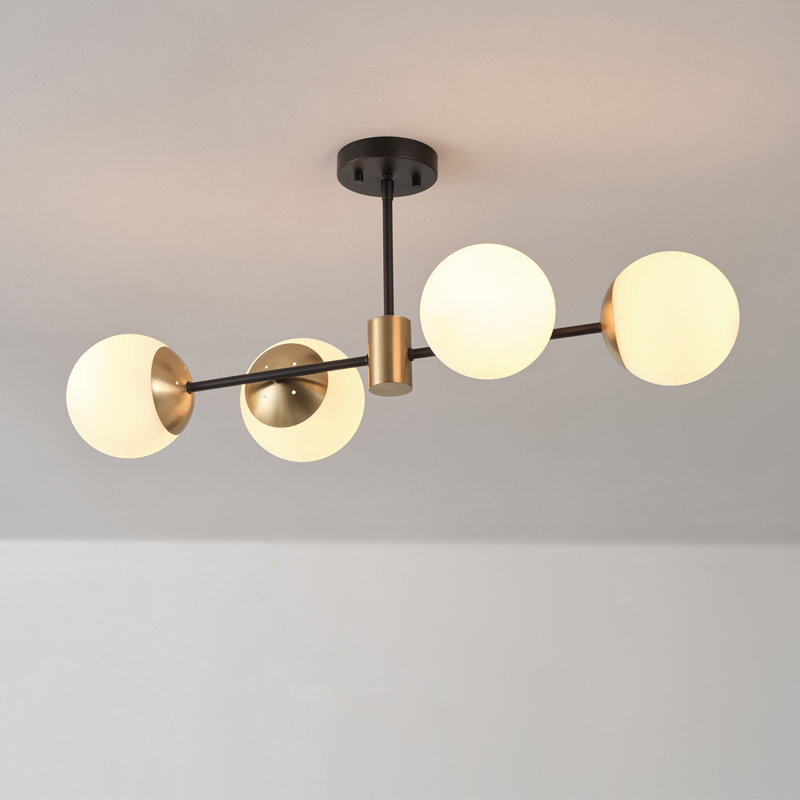 Jhoseph 4 - Light Dimmable Globe Chandelier