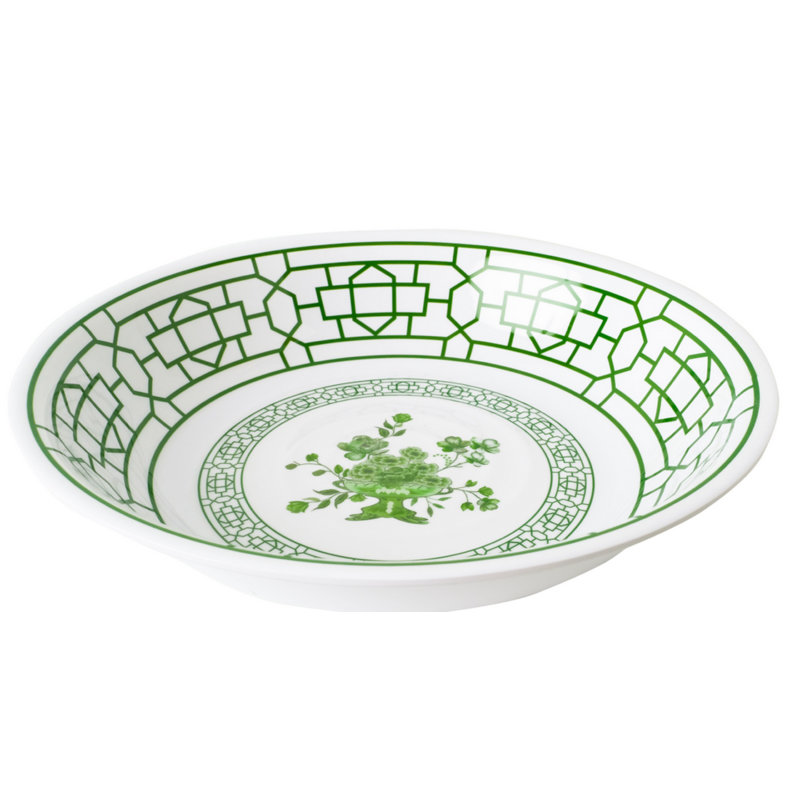 Tatianya SPRING GARDEN MELAMINE LARGE SERVING BOWL