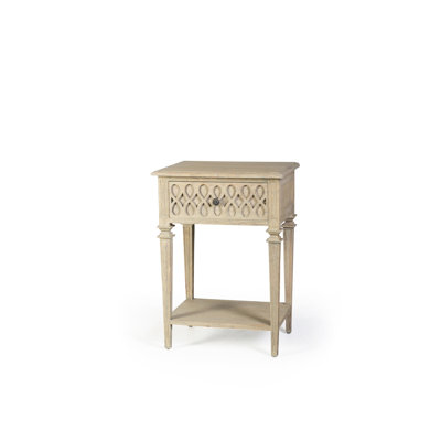 Artisans 50cm W Solid Wood Bedside Table