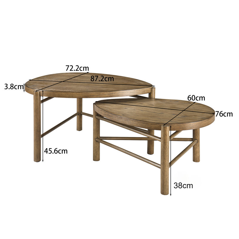 Alfornia Coffee Table, Iron Brown