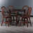 Donaven Drop Leaf Dining Table With Windsor Chairs, Walnut-101798072