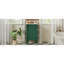 Meuble-lavabo vert en céramique peu encombrant de style rétro pour les petites salles de bain