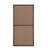 Sabine Metal Rectangle Wall Mirror-86867427-86933723