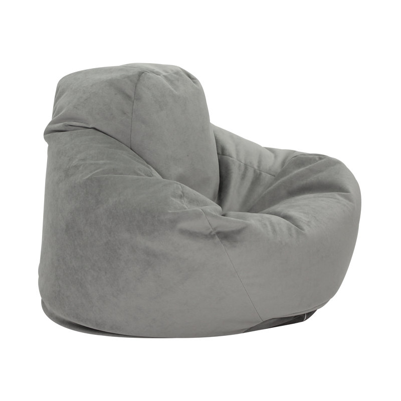Fauteuil à billes Medium, Microfibre/microsuède gris