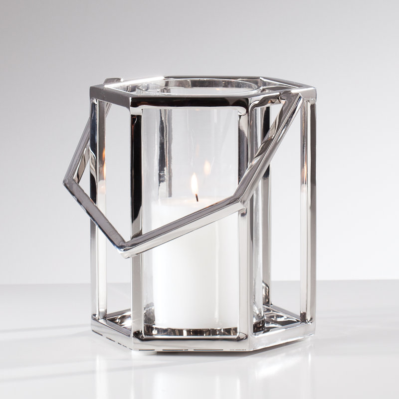 14'' H Stainless Steel Tabletop Lantern
