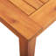 Abell Rectangular Acacia Solid Wood Outdoor with Umbrella Hole Dining Table-1475407533