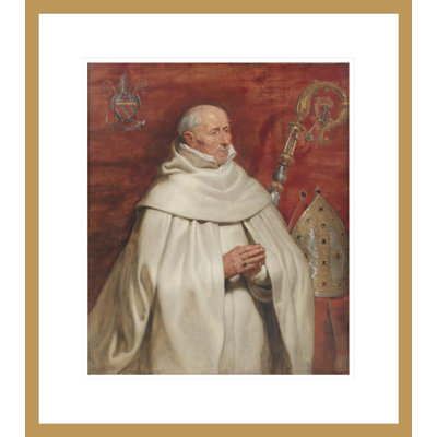 Matthaeus Yrsselius (1541-1629), abbé de l'abbaye de Saint-Michel à Anvers par Peter Paul Rubens, impression giclée encadrée
