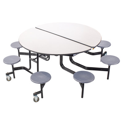 Table de cafétéria circulaire de 81 po