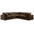 Isshak Velvet L-Shaped Sectional Reversible-87141433