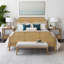 Woven Cane Platform Bed