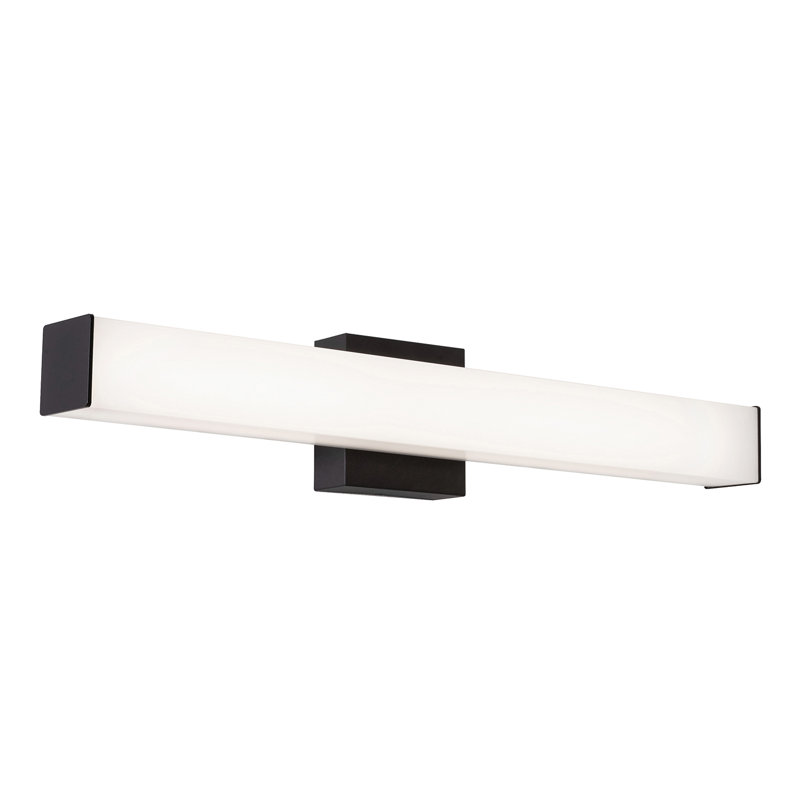 Meuble-lavabo à DEL 24 po Oleta - 120 à 277 V - 5 TAC, Noir