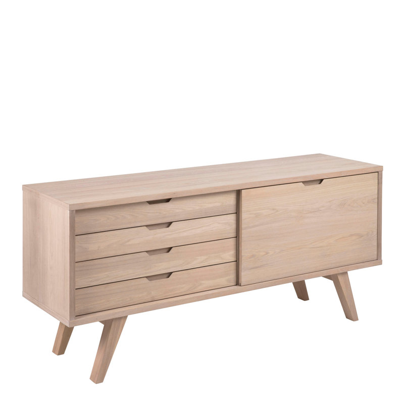 Montgomeryville 160cm Sideboard, White Oak