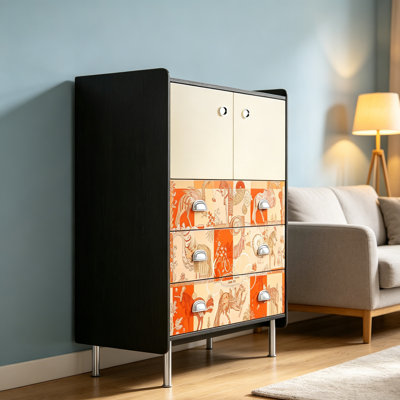 Buffet décoratif de style moderne et minimaliste
