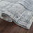 Abimbola Collection Gray/Beige/Navy Abstract Area Rug-1365064471