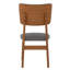 Set of 4 Mid-Century Modern Upholstered Dining Chairs with Ergonomic Design and Sturdy Wood Frame-1691654554
