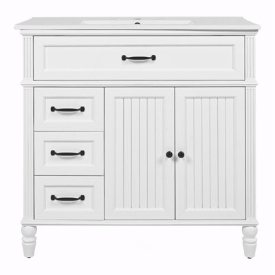 Armoire de salle de bain avec tiroirs