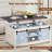 Givens Farmhouse Lift Top Coffee Table With Storage Sliding Barn Door-1557606326